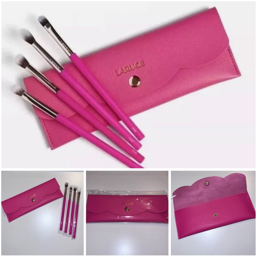 Laruce Pink Makeup Brush Set
